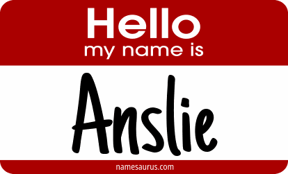 Hello my name is Anslie png download