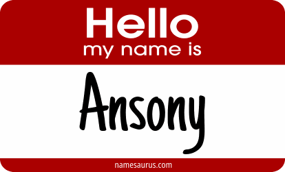 Hello my name is Ansony png download