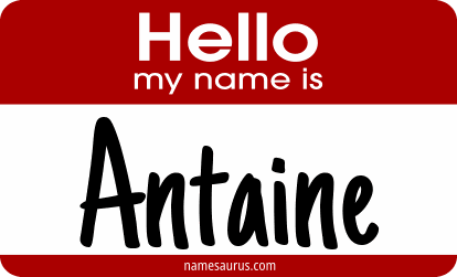 Hello my name is Antaine png download