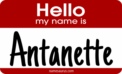 Hello my name is Antanette png download