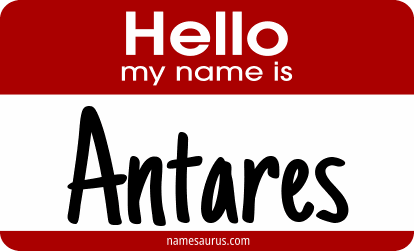 Hello my name is Antares png download