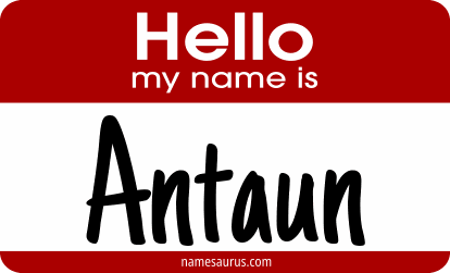 Hello my name is Antaun png download
