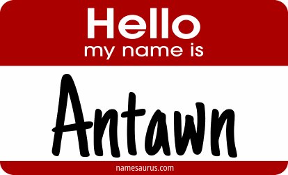 Hello my name is Antawn png download