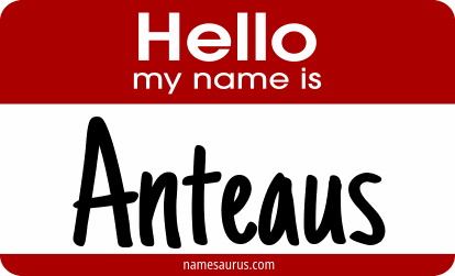 Hello my name is Anteaus png download
