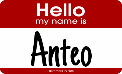 Hello my name is Anteo png download