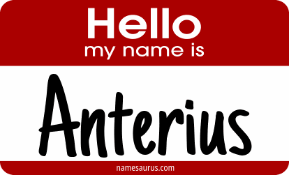Hello my name is Anterius png download