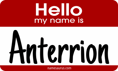 Hello my name is Anterrion png download