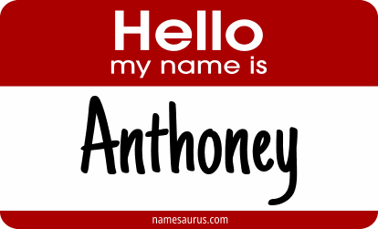 Hello my name is Anthoney png download