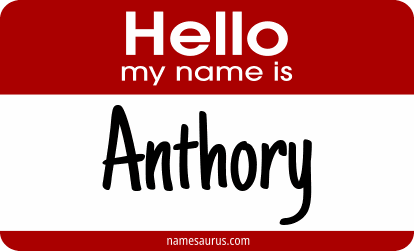 Hello my name is Anthory png download