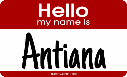 Hello my name is Antiana png download