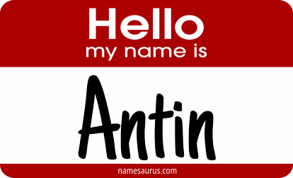 Hello my name is Antin png download