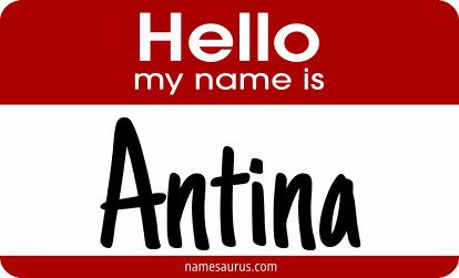 Hello my name is Antina png download