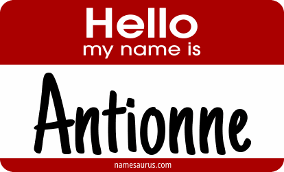 Hello my name is Antionne png download