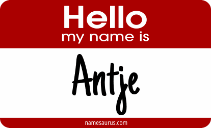 Hello my name is Antje png download