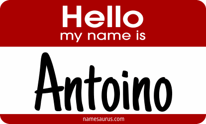 Hello my name is Antoino png download