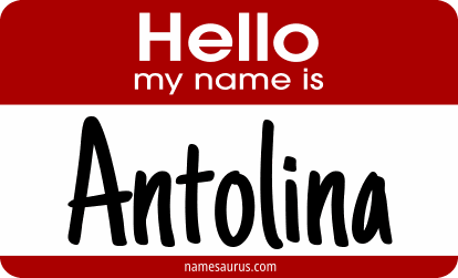 Hello my name is Antolina png download