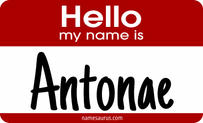 Hello my name is Antonae png download