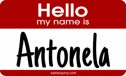 Hello my name is Antonela png download
