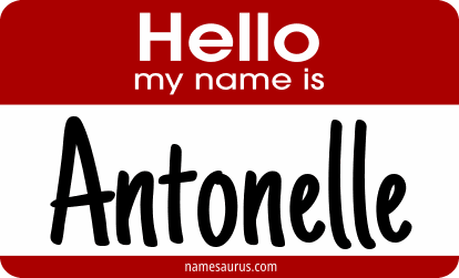 Hello my name is Antonelle png download
