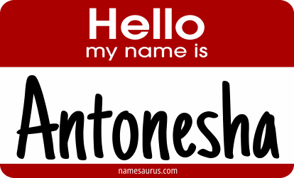 Hello my name is Antonesha png download