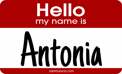 Hello my name is Antonia png download