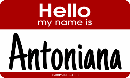 Hello my name is Antoniana png download