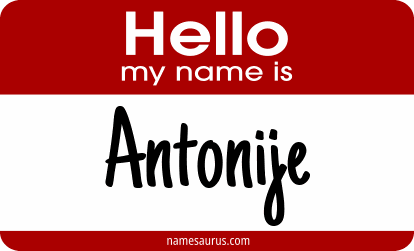 Hello my name is Antonije png download