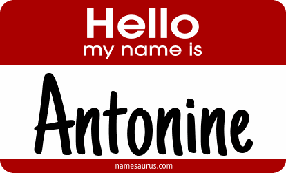 Hello my name is Antonine png download