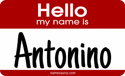 Hello my name is Antonino png download