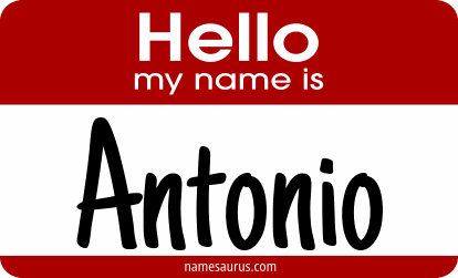 Hello my name is Antonio png download