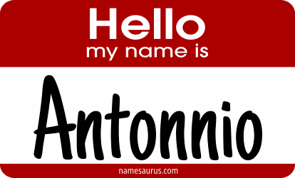 Hello my name is Antonnio png download
