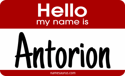 Hello my name is Antorion png download