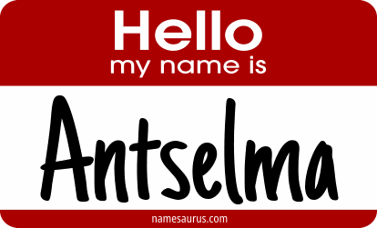 Hello my name is Antselma png download