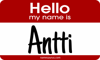 Hello my name is Antti png download