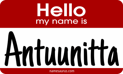 Hello my name is Antuunitta png download