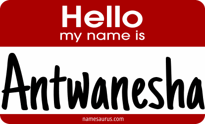 Hello my name is Antwanesha png download