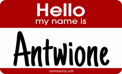 Hello my name is Antwione png download