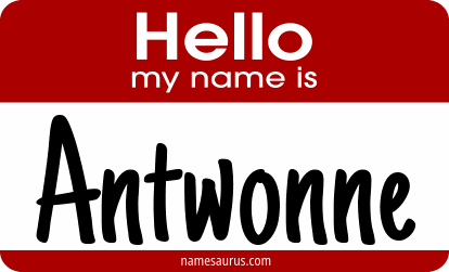 Hello my name is Antwonne png download