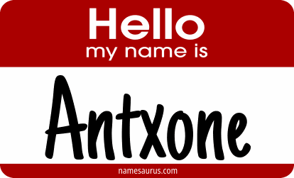 Hello my name is Antxone png download
