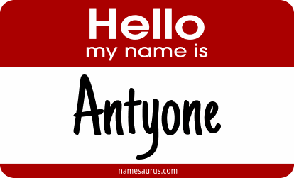 Hello my name is Antyone png download