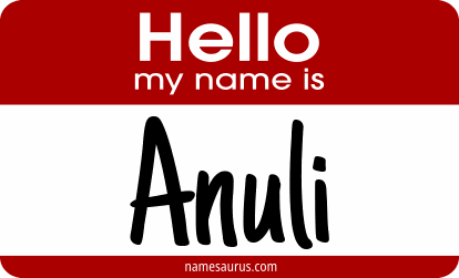 Hello my name is Anuli png download