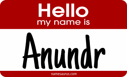 Hello my name is Anundr png download