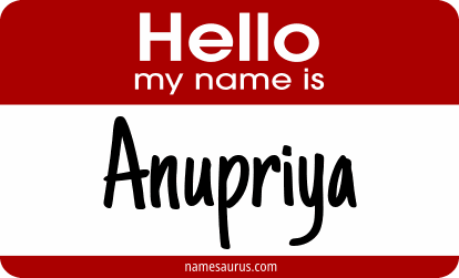 Hello my name is Anupriya png download