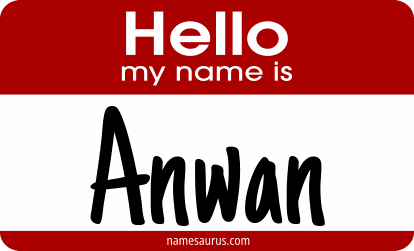 Hello my name is Anwan png download