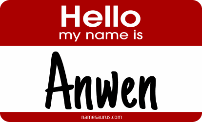 Hello my name is Anwen png download
