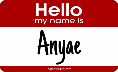 Hello my name is Anyae png download