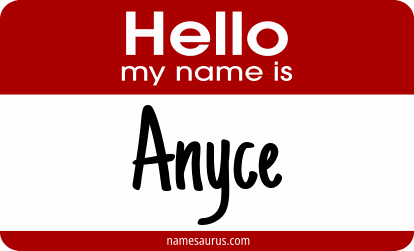 Hello my name is Anyce png download