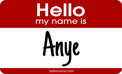 Hello my name is Anye png download