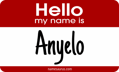 Hello my name is Anyelo png download
