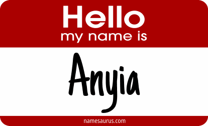 Hello my name is Anyia png download